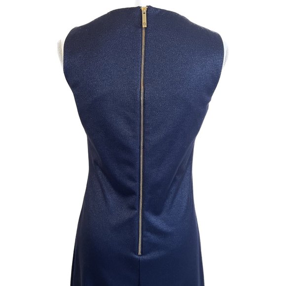 Tommy Hilfiger Classic Navy Sleeveless Sheath Dress - Picture 9 of 16